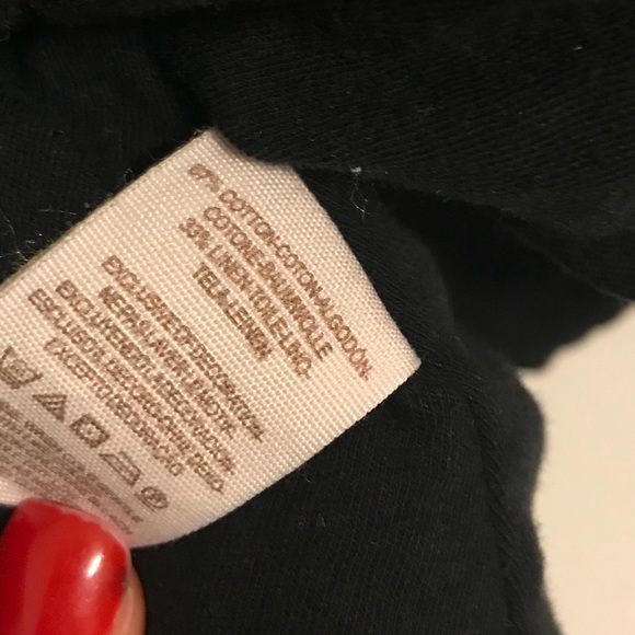 Free People Blouse S Black Floral Embroidery - Picture 7 of 7